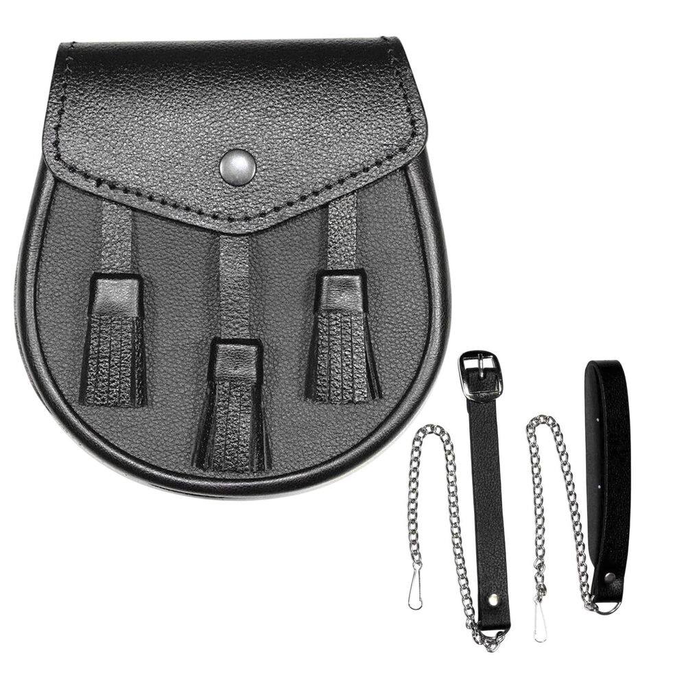 4710 Scottish Leather Sporran for Kilt – Traditional Dress Sporran